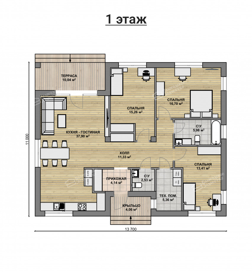 Дом из камня VZ-772